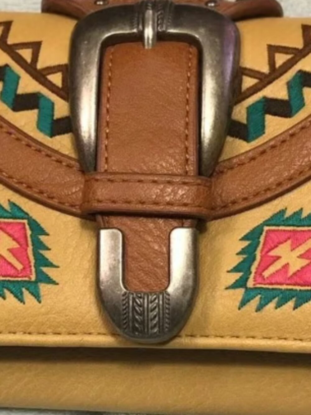 Montana West Western Aztec Embroidered Wallet